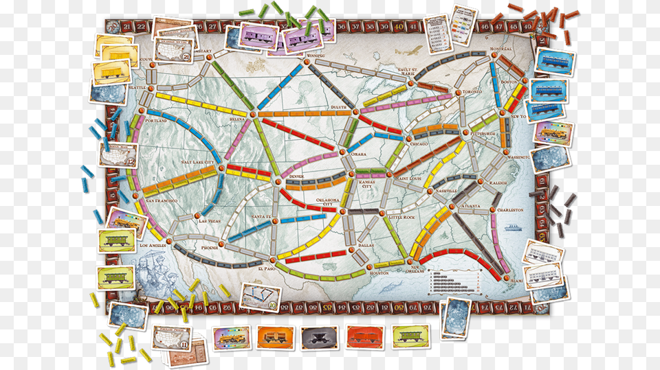 Ticket To Ride, Chart, Diagram, Plan, Plot Free Transparent Png