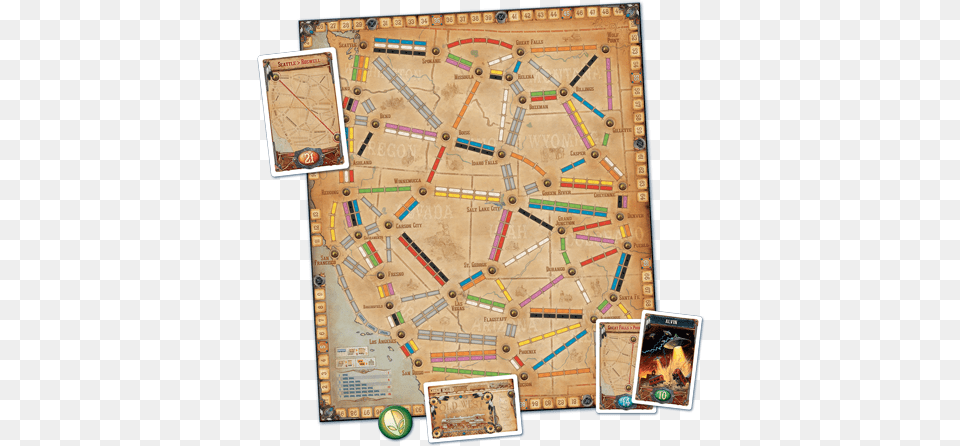 Ticket To Ride France Includes An Oversized Double Sided Ticket To Ride Map Collection Volume 6 France Amp Png Image