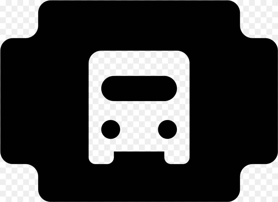 Ticket Vector Bus, Gray Free Png
