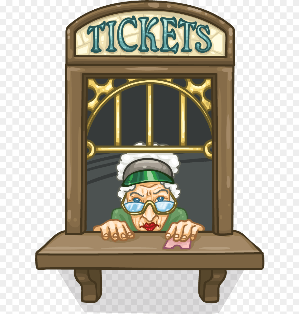Ticket Window Cartoon, Baby, Person, Book, Comics Free Transparent Png