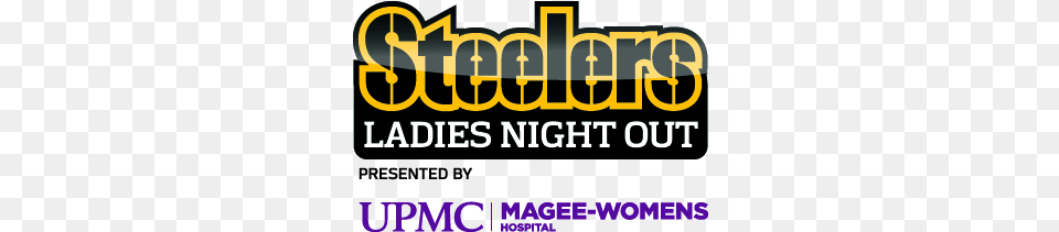 Tickets For 2018 Steelers Ladies Night Out Presented Logos And Uniforms Of The Pittsburgh Steelers, Advertisement, Poster, Scoreboard, Text Free Png