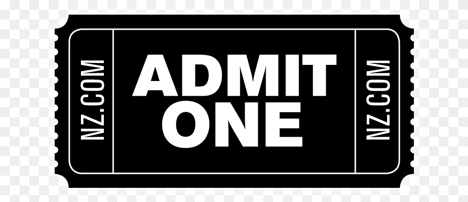 Tickets Transparent Images Admit One Ticket Black, Paper, Text, Scoreboard Png Image