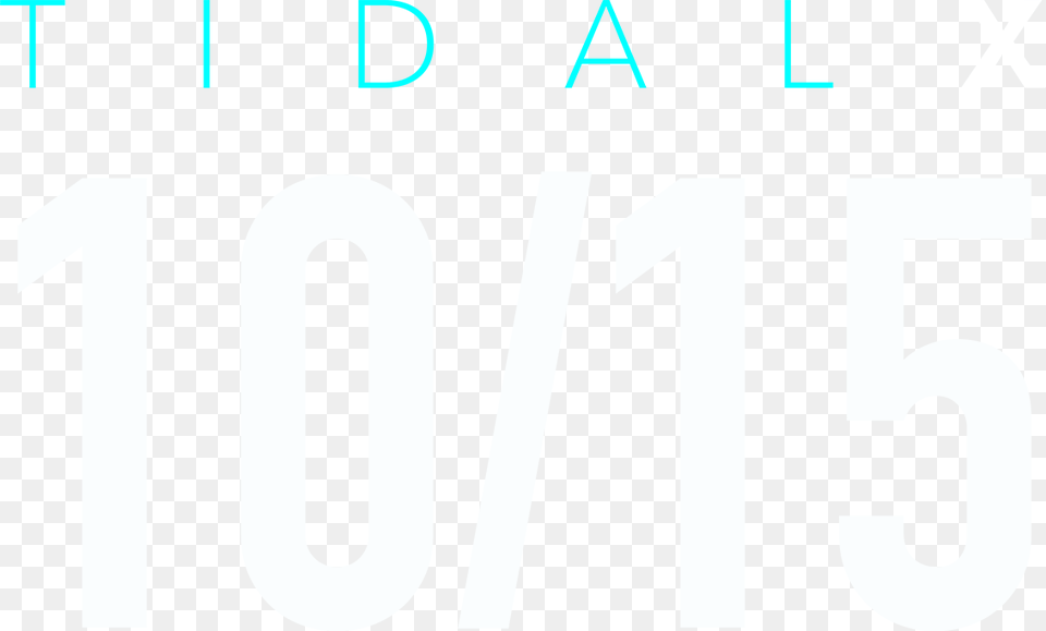 Tidal X 1015 Tidal X Logo Transparent, Text, Number, Symbol, License Plate Png Image