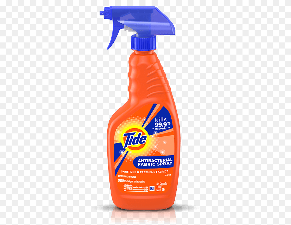 Tide Antibacterial Fabric Spray, Bottle, Cleaning, Food, Ketchup Free Png