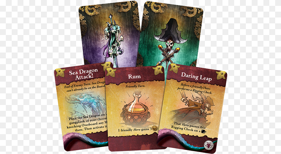 Tide Cards Download Rum And Bones Cards, Advertisement, Book, Poster, Publication Free Transparent Png