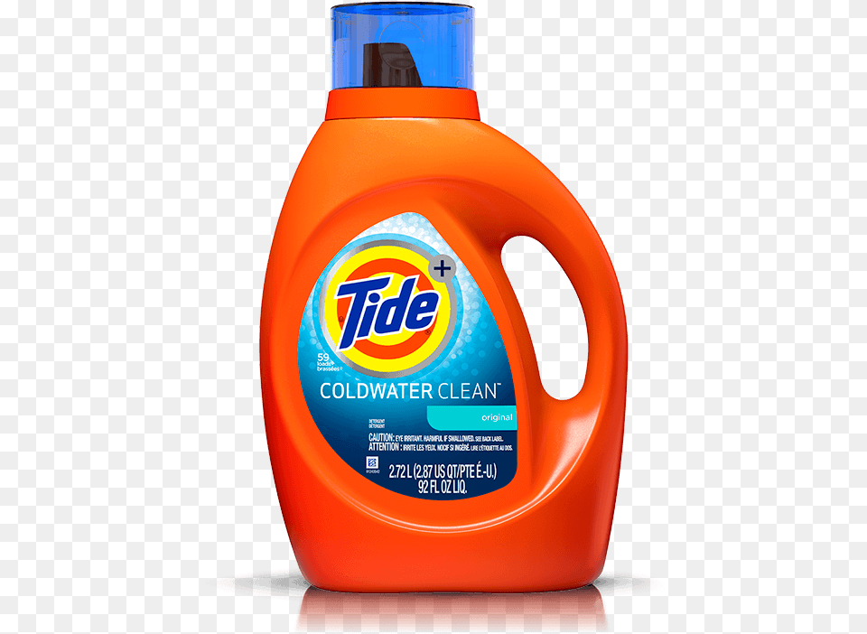 Tide Coldwater Clean Fresh Scent Liquid Laundry Detergent Tide Febreze, Bottle, Shaker Free Transparent Png