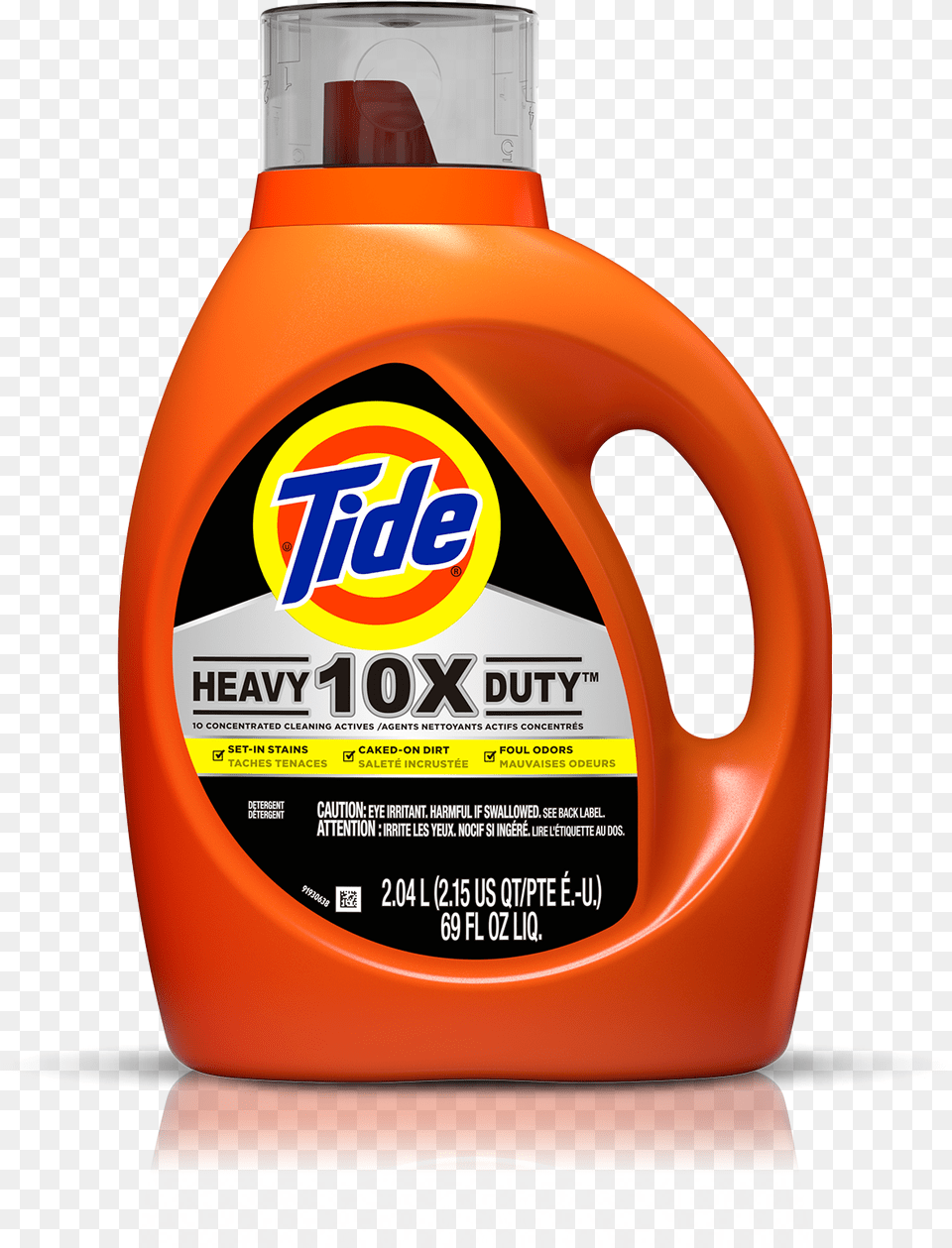 Tide Heavy Duty Liquid Laundry Detergent Comes In An, Bottle, Shaker, Food Png Image