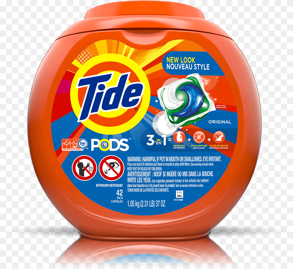 Tide Pods Laundry Detergent Original Scent Tide Pods, Bottle Png