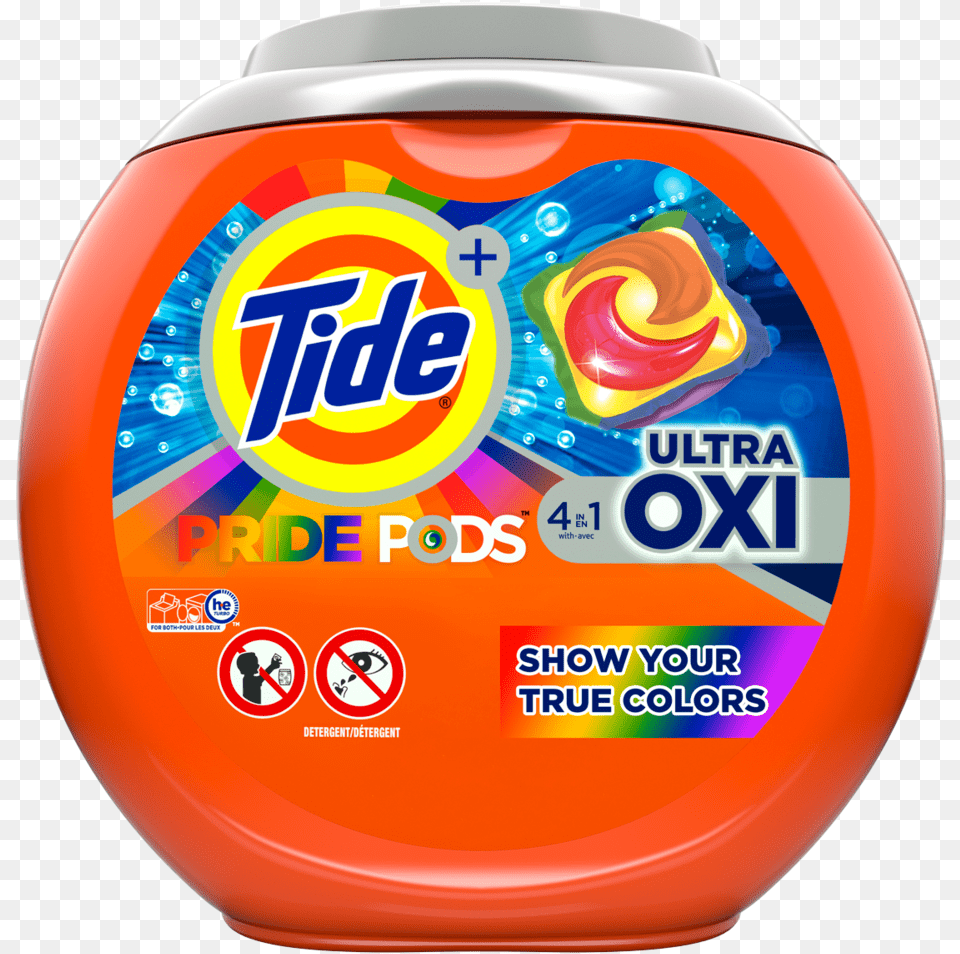 Tide Pods Package Tide Pods 4 In 1 Ultra Oxi, Gum, Tin Free Png