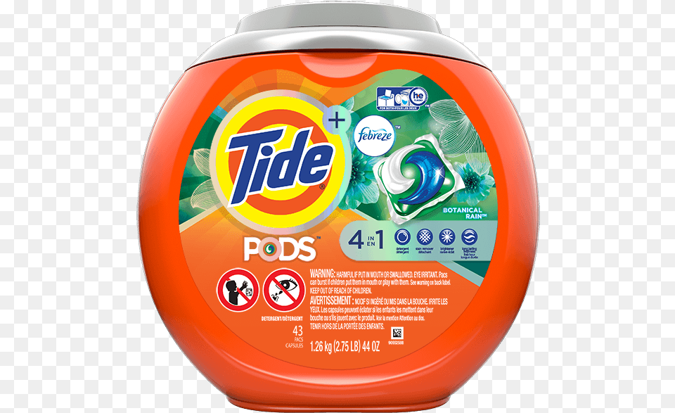 Tide Pods Plus Febreze Laundry Detergent Tide Detergent, Tin Free Png Download