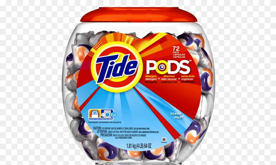 Tide Pods Spring, Gum Free Transparent Png