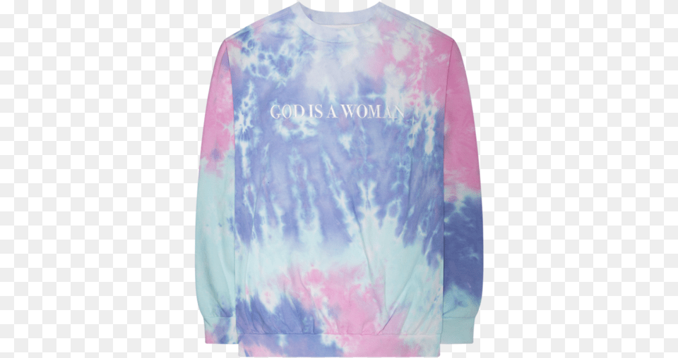 Tie Dye God Ariana Grande Sweetener Merch, Clothing, Long Sleeve, Sleeve, Sweatshirt Png