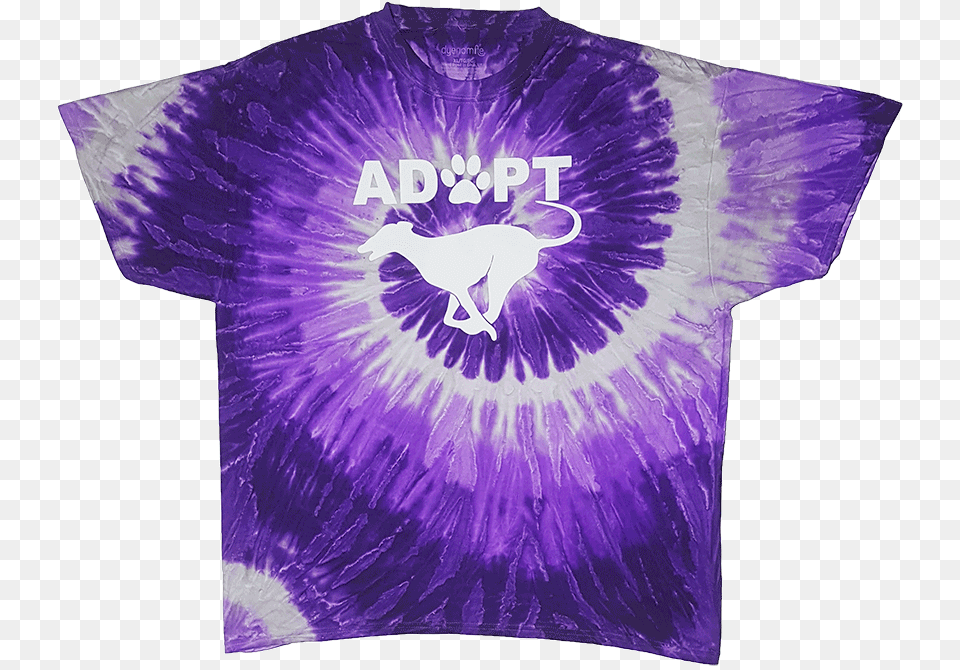 Tie Dye Purple And White Swirls, Clothing, T-shirt Free Png