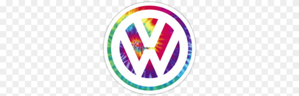 Tie Dye Volkswagen New Year Print Ad, Logo, Disk Free Png