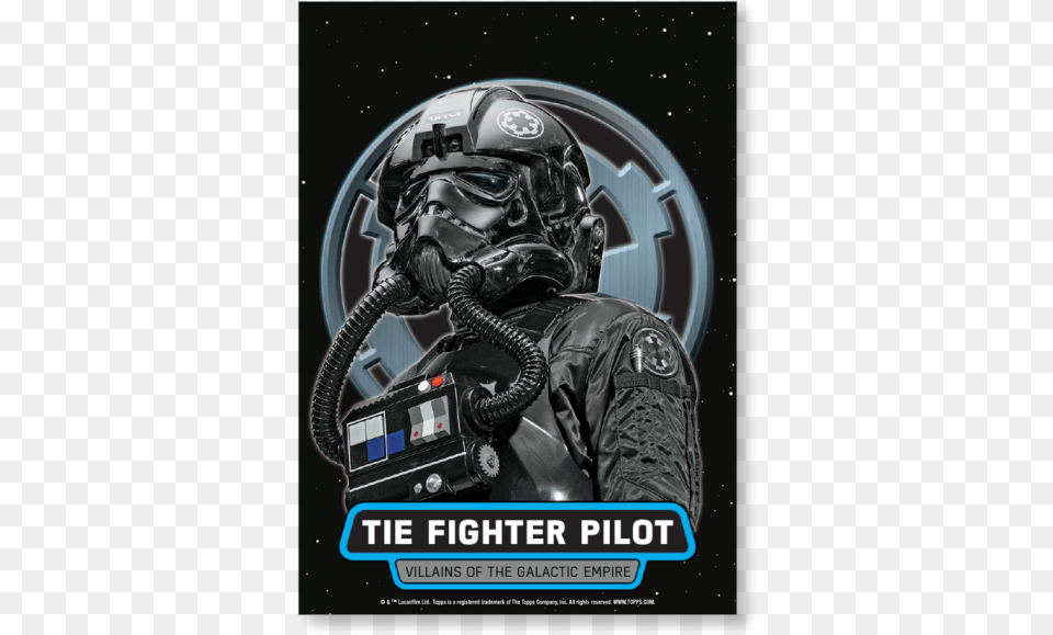 Tie Fighter Pilot Magento Placeholder, Advertisement, Helmet, Poster, Adult Free Png Download