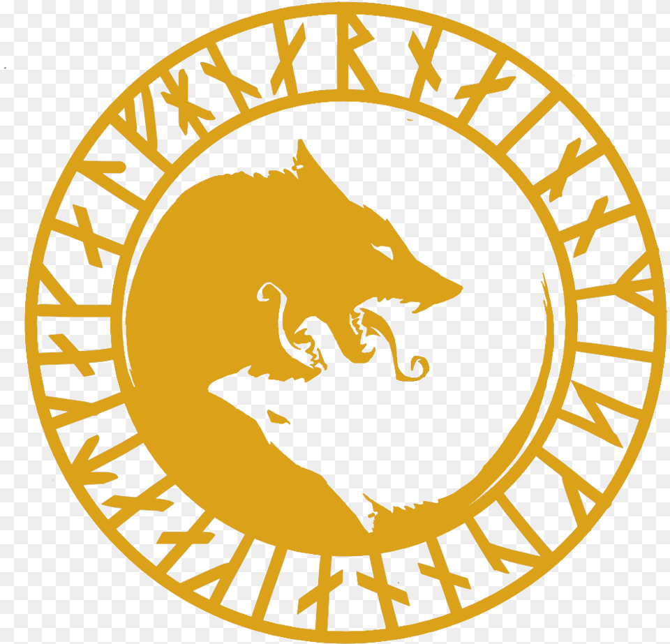 Tie Rank Art Left Viking Wolf Symbol, Logo, Emblem, Animal, Bear Png Image