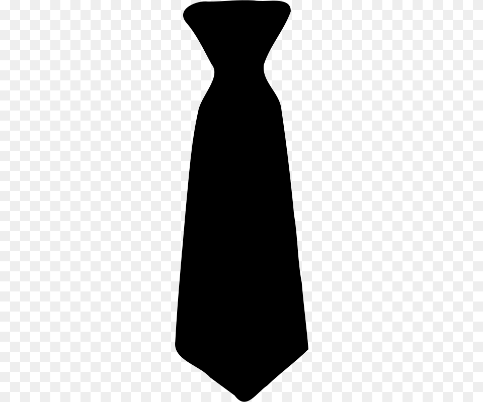 Tie Stock Clipart, Gray Free Png