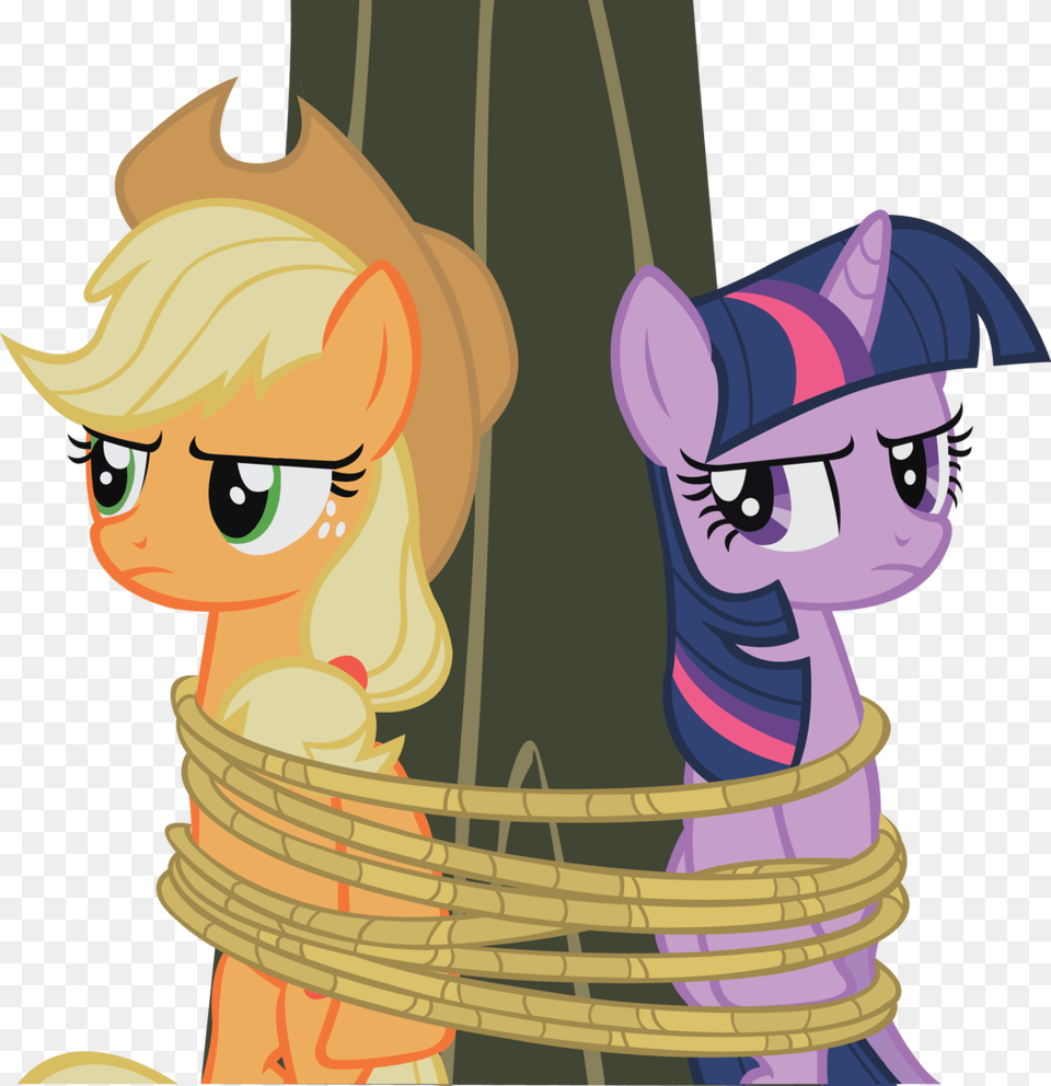 Tied To A Tree By Midnite99 Mlp Muffins Reitanna Seishin, Baby, Person, Book, Comics Free Png