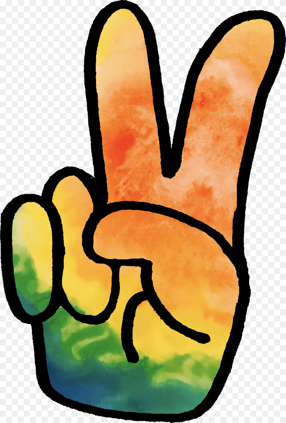 Tiedye Peace Sign Tie Dye, Body Part, Finger, Hand, Person Free Transparent Png