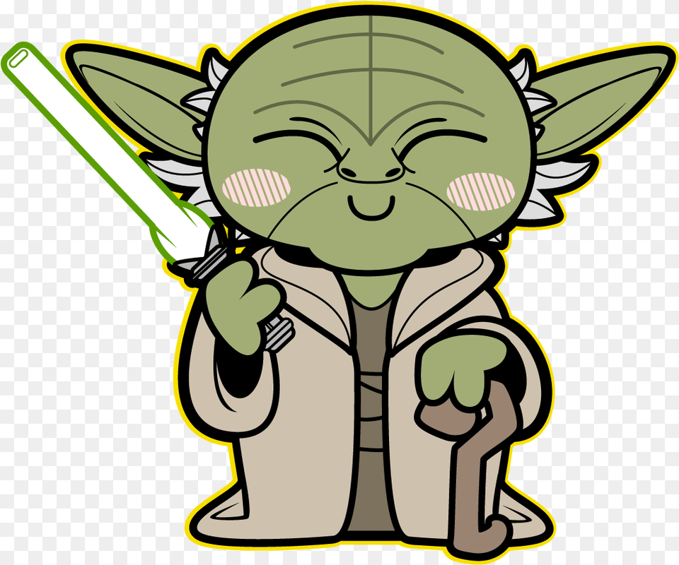 Tiefighters Star Wars Chibi Star Wars Yoda, Baby, Person, Alien, Face Free Transparent Png