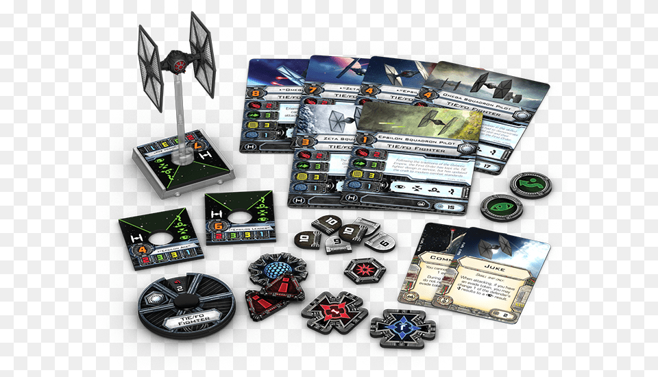 Tiefo Fighter Expansion Pack Contents Fantasy Flight Games First Order Tiefo Fighter Expansion, Machine, Wheel Free Png
