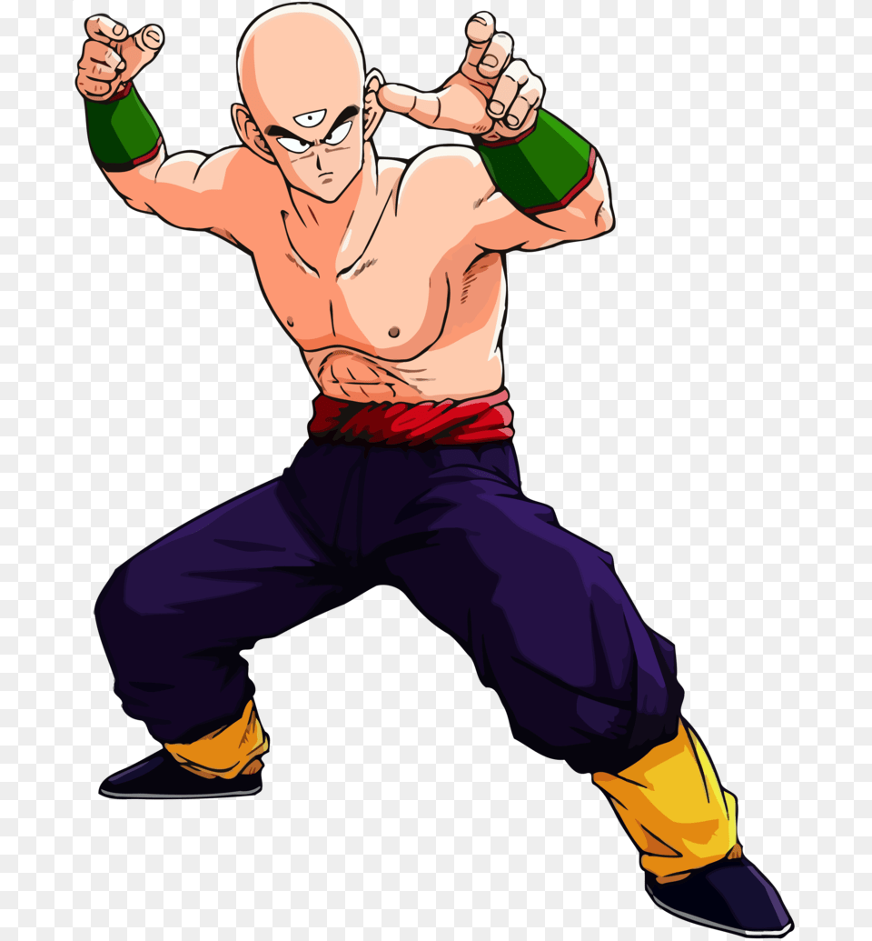 Tien Shinhan Tenshinhan Dragon Ball, Adult, Male, Man, Person Free Png Download