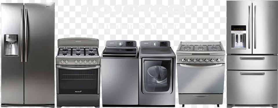 Tiene Problemas Con Sus Equipos De Lnea Blanca Whirlpool Kitchen Appliances Stainless Steel Set Of, Appliance, Device, Electrical Device, Washer Free Png Download