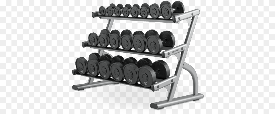 Tier Dumbbell Rack Life Fitness 3 Tier Dumbbell Rack Model, Gym, Sport, Working Out, Gym Weights Free Transparent Png