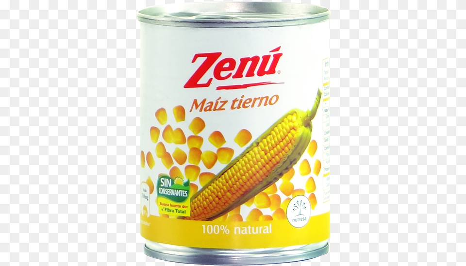 Tierno Enlatado X 432 G Zen Maiz Tierno Zenu, Tin, Food, Produce, Corn Png Image