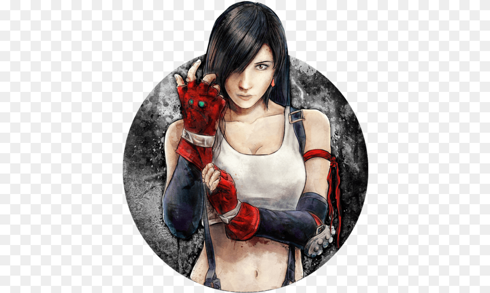 Tifa Final Fantasy Art, Glove, Clothing, Photography, Costume Free Png Download