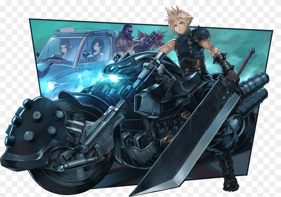 Tifa Lockhart Cloud Strife Aerith Fictional Character, Adult, Person, Man, Male Free Transparent Png