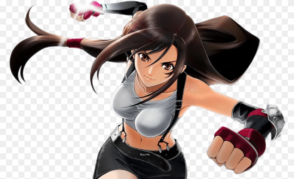 Tifa Lockhart Fighting Stance, Adult, Publication, Person, Female Png Image