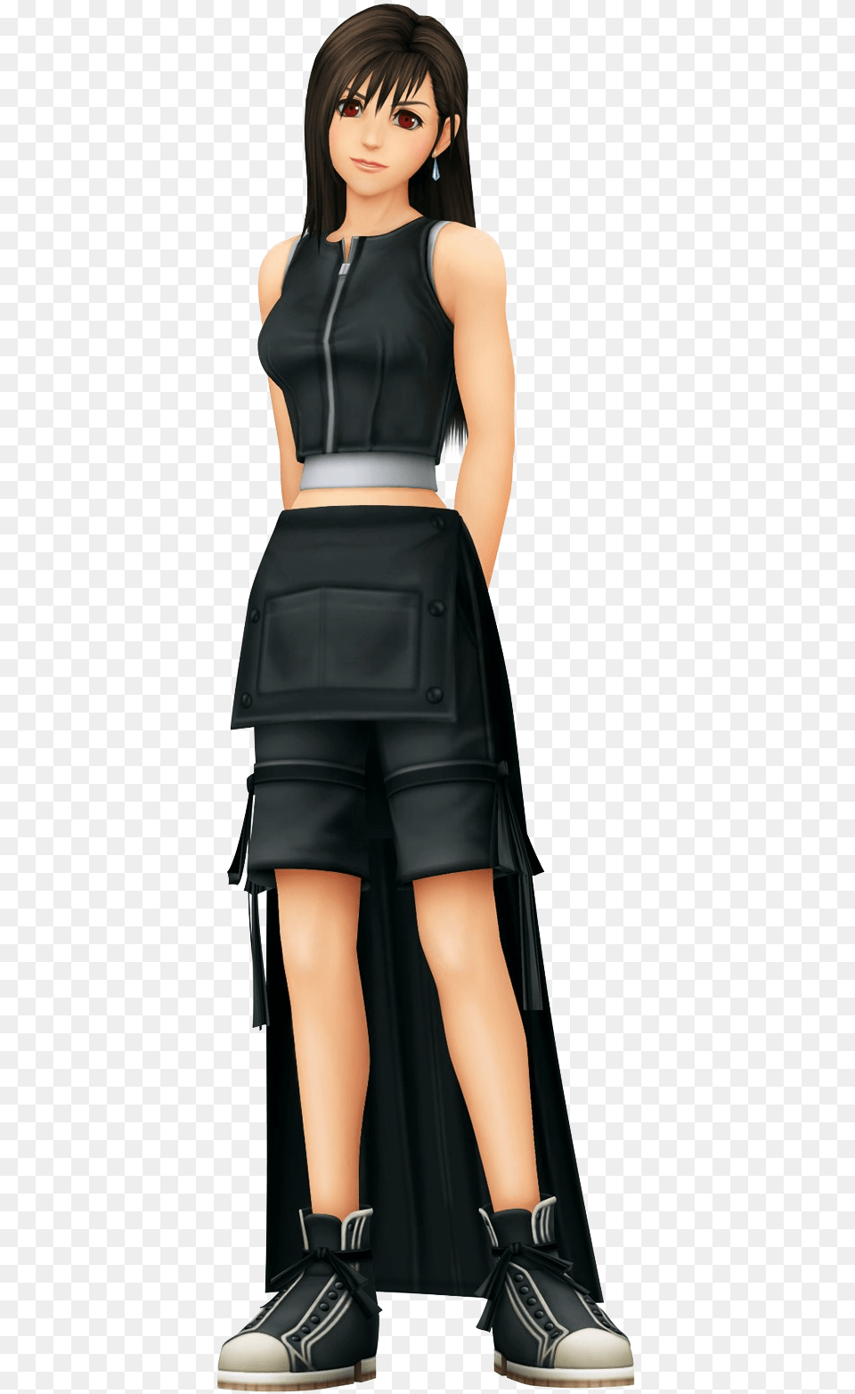 Tifa Lockhart Kingdom Hearts 2 Tifa Lockhart, Clothing, Skirt, Shoe, Footwear Free Transparent Png