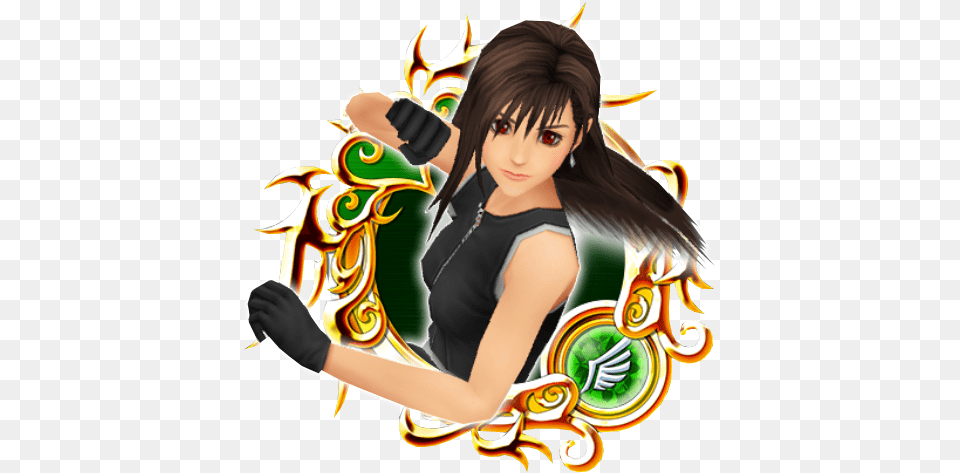 Tifa Tifa Kingdom Hearts Yuffie, Book, Publication, Comics, Adult Free Png