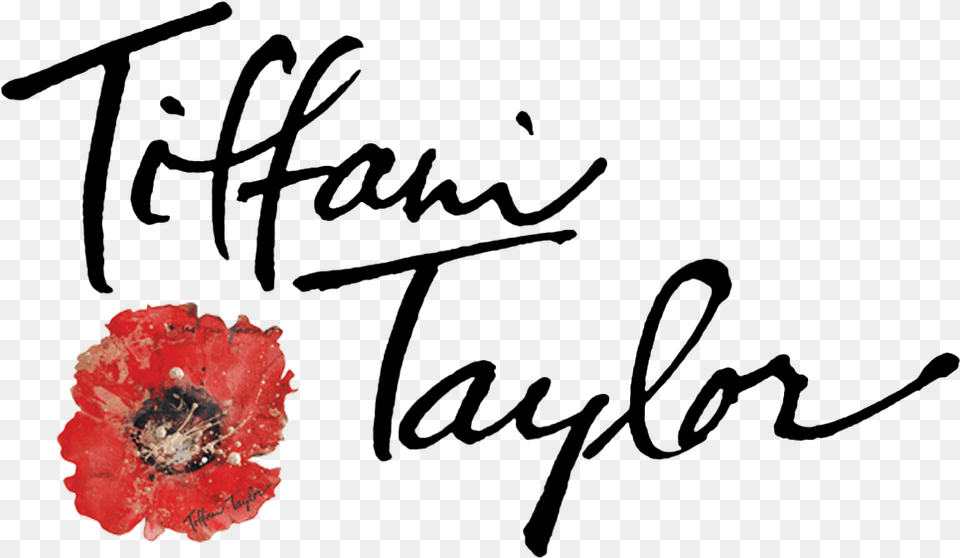 Tiffani Taylor Logo Tiffani Handwriting, Anemone, Anther, Flower, Petal Free Transparent Png