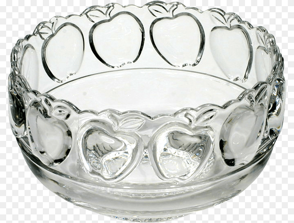 Tiffany Amp Co Apples Crystal Fruit Bowl Large 8quot Elegant Bracelet, Glass, Accessories, Glasses Png Image