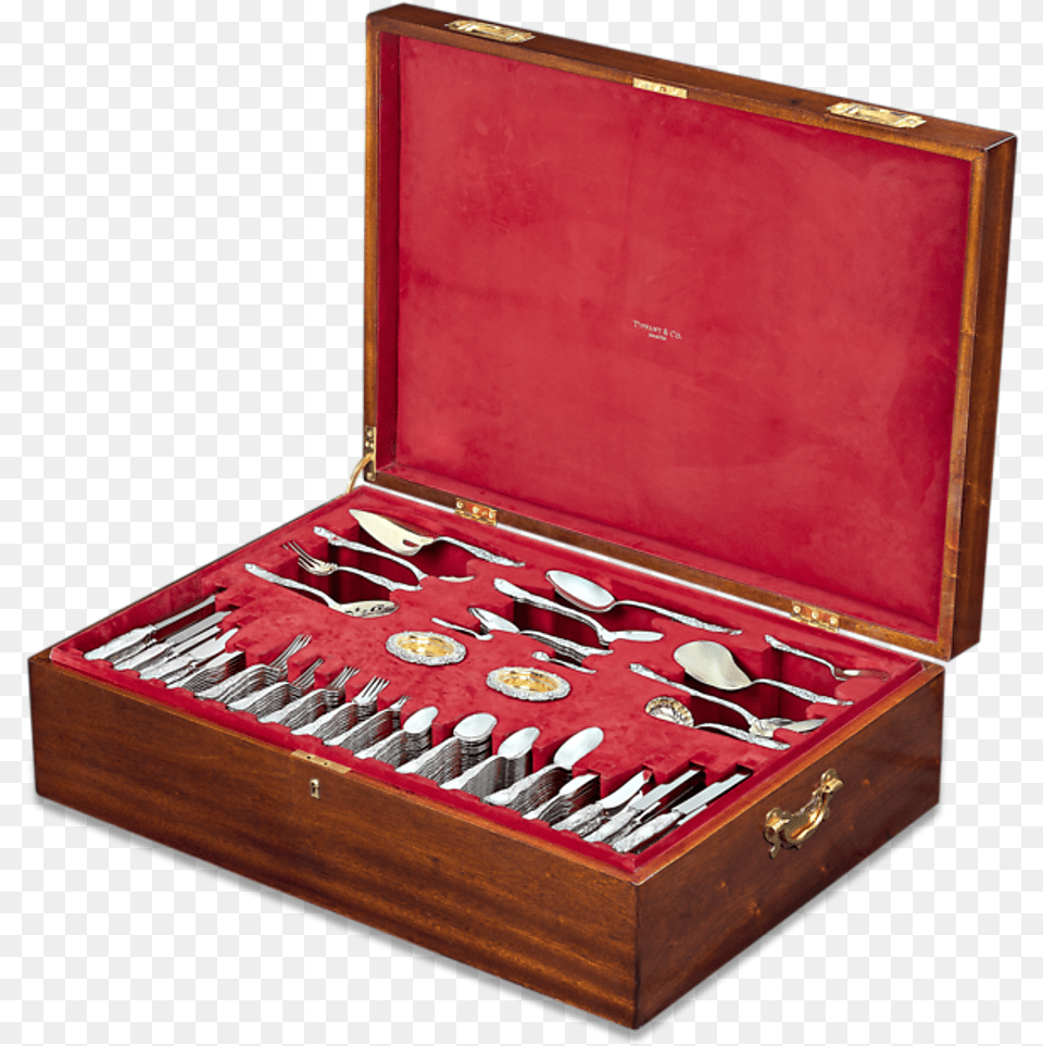 Tiffany Amp Co Box, Cutlery, Spoon, Cabinet, Furniture Free Png Download