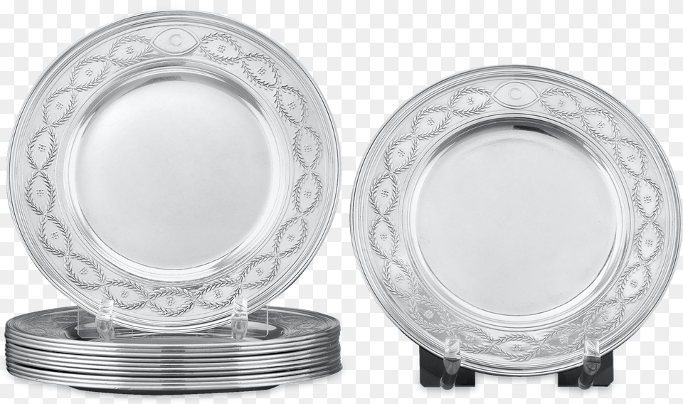 Tiffany Winthrop Silver Bread Amp Butter Plates Silver, Art, Pottery, Porcelain, Plate Free Transparent Png