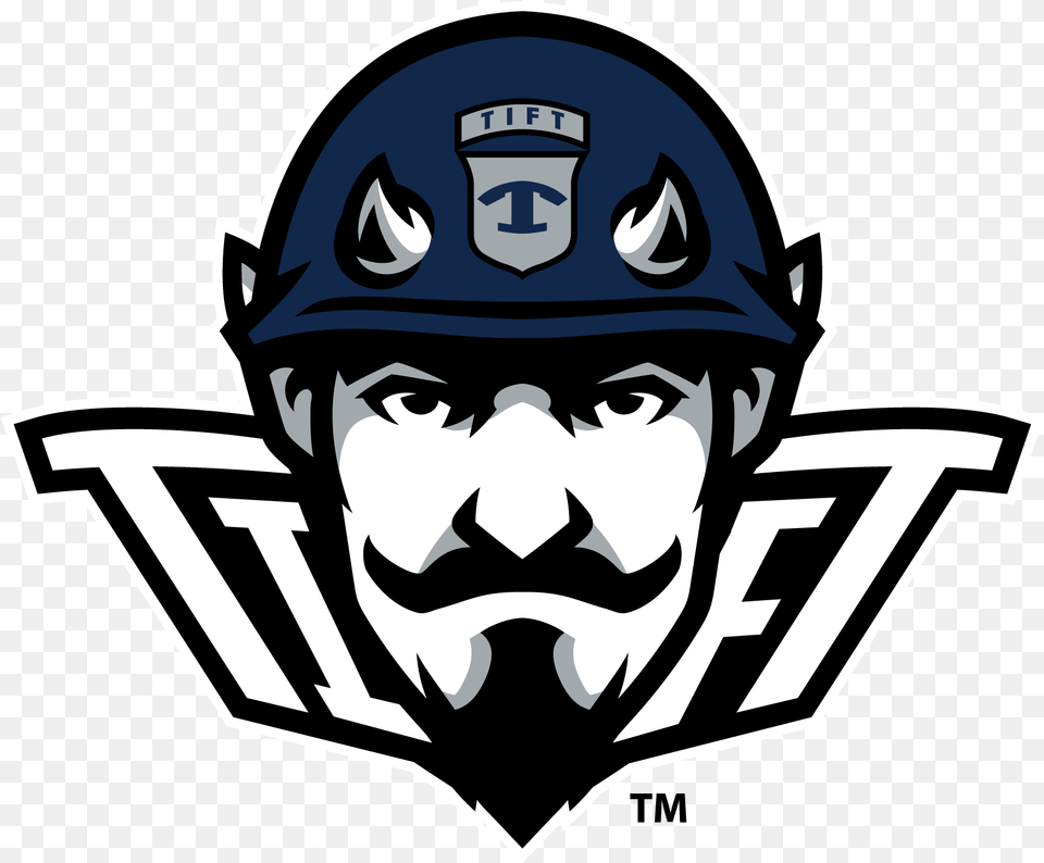 Tift County Blue Devils Logo, Helmet, Person, Baby, Stencil Free Png Download
