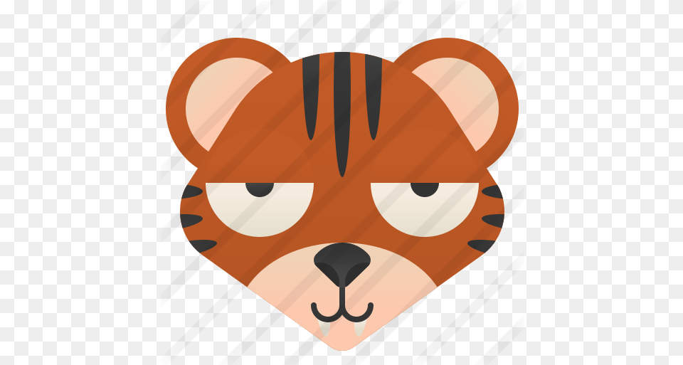 Tiger Animals Icons Cartoon, Electronics, Hardware, Face, Head Free Png Download