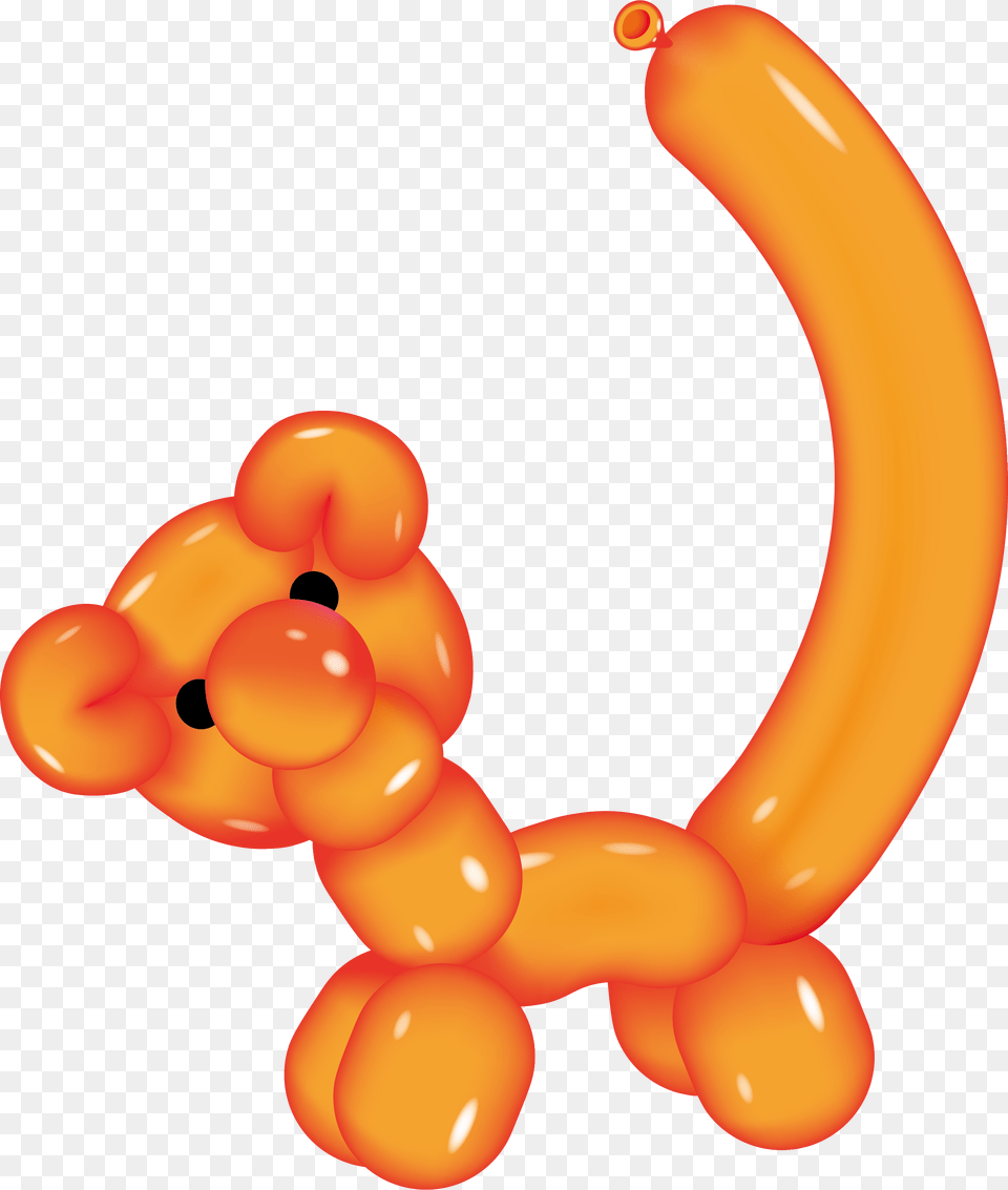 Tiger Balloon Illustration Cartoon Beginner Easy Balloon Animals, Food, Fruit, Plant, Produce Free Png