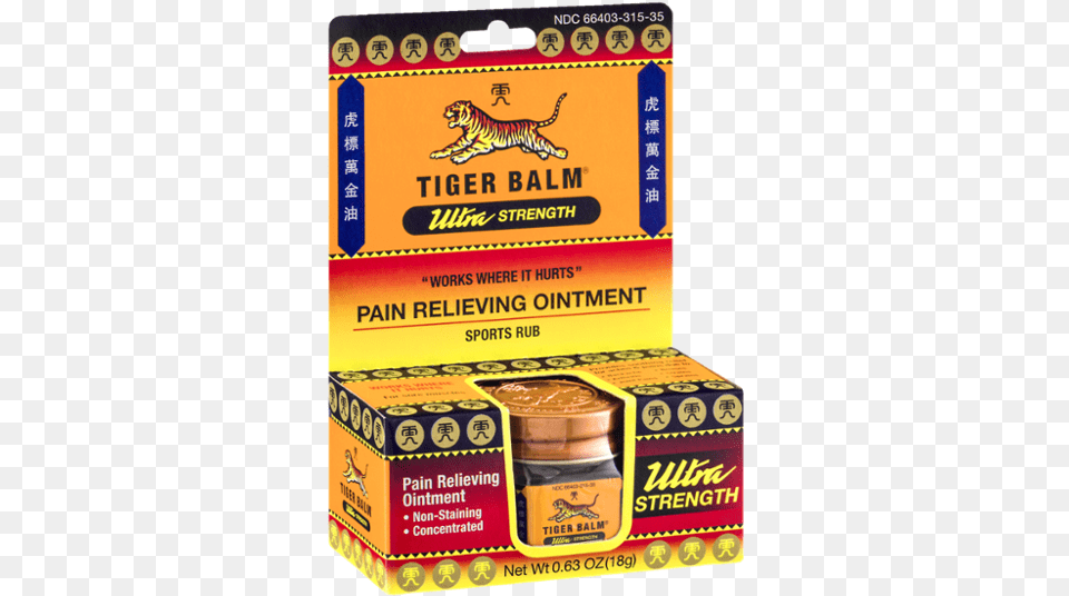 Tiger Balm Ultra Strength, Animal, Mammal, Wildlife, Treasure Free Png