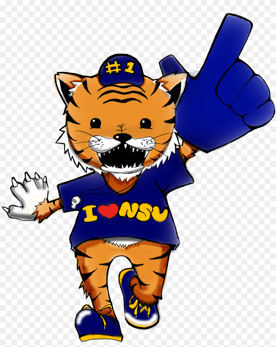 Tiger Bob Nsu Scuaa Mascot Cartoon, Baby, Person, Face, Head Png Image