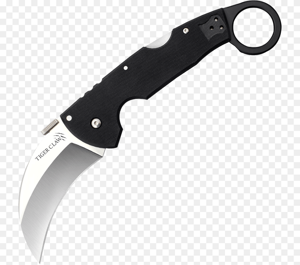 Tiger Claw Folding Karambit 2018 Cold Steel Knives, Blade, Dagger, Knife, Weapon Free Png