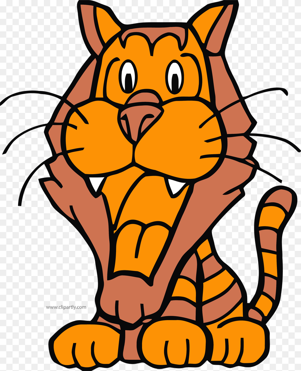 Tiger Clip Art, Cartoon Png Image