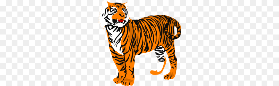 Tiger Clip Art, Animal, Mammal, Wildlife Png Image