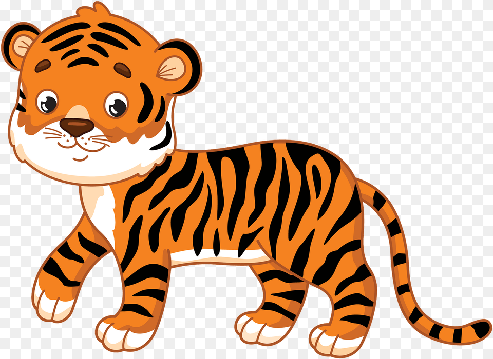 Tiger Clipart, Animal, Wildlife, Mammal Free Transparent Png