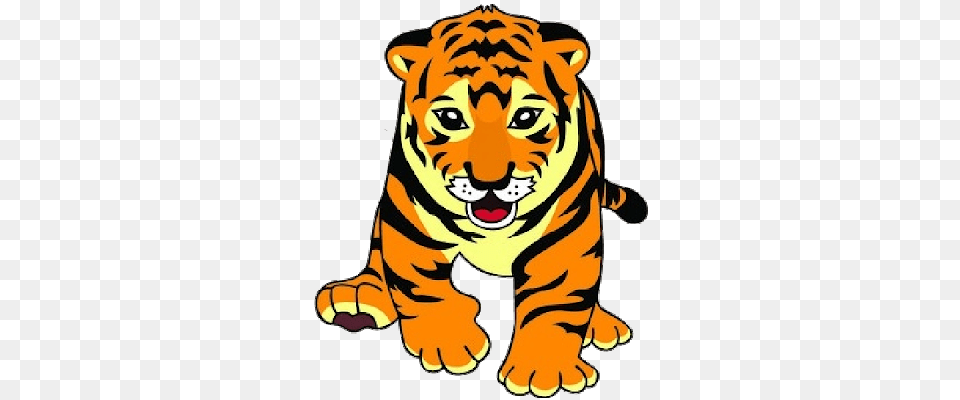 Tiger Clipart, Animal, Mammal, Wildlife Png Image