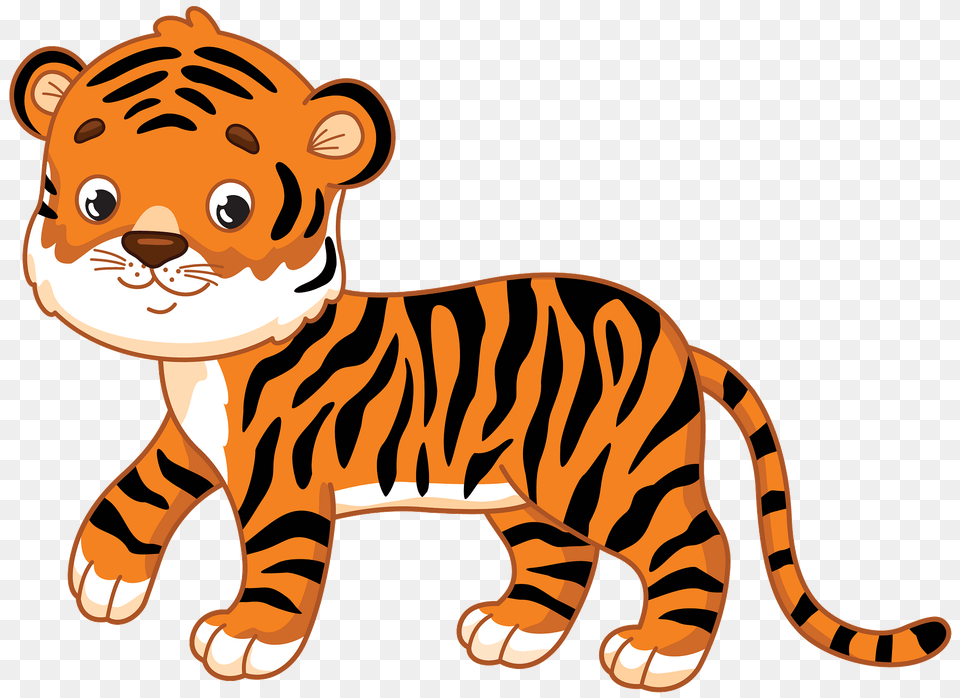 Tiger Clipart, Animal, Wildlife, Mammal Free Transparent Png