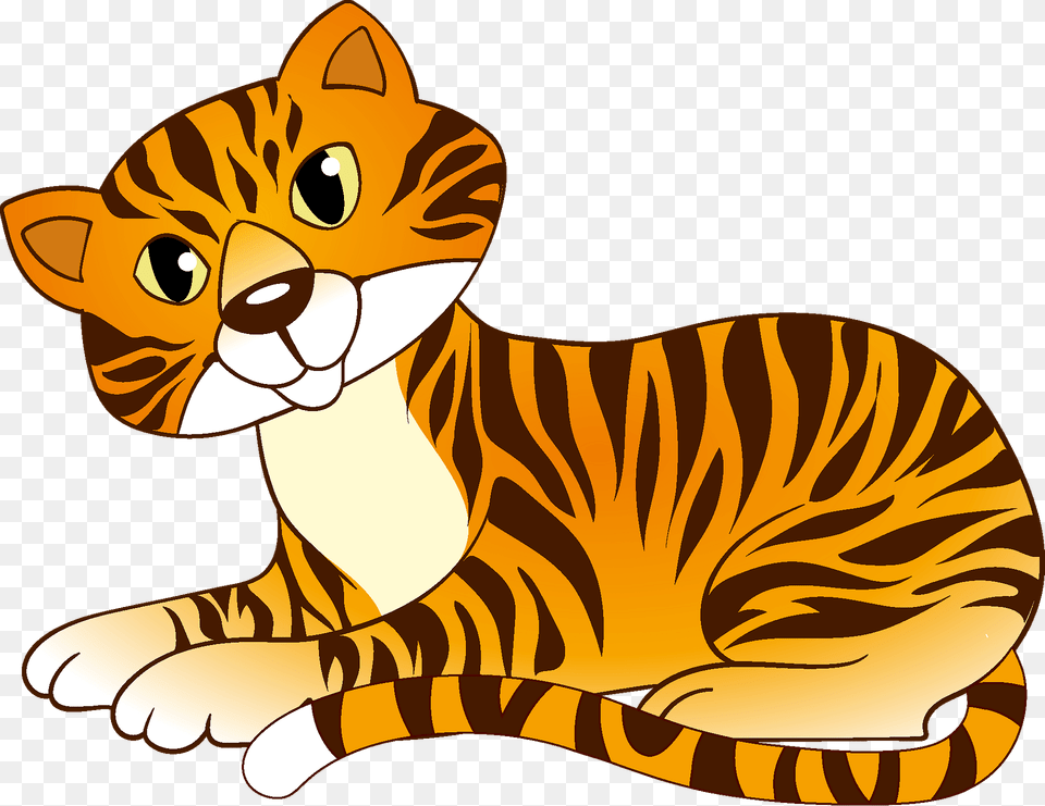 Tiger Clipart, Animal, Cat, Mammal, Pet Free Png Download